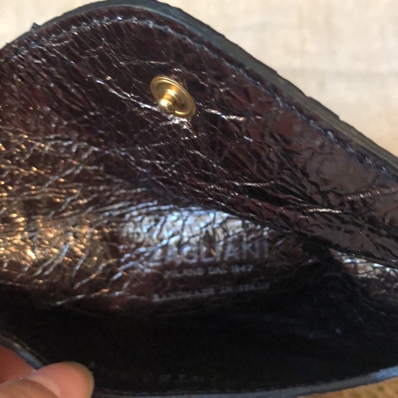 Zagliani gold python coin/card purse - Picture 5 of 7